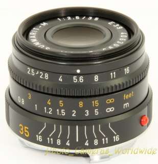   F2.5 E39 6 BIT Coded Lens (Leitz 11643) + Lens HOOD & Cap 12459  