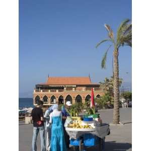  Corn Seller on the Corniche, Beirut, Lebanon, Middle East 