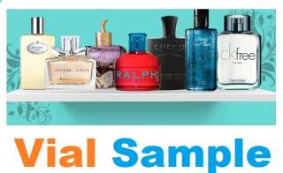 Various Brands Perfume Cologne Vial Sample EDP EDT Travel size Men 
