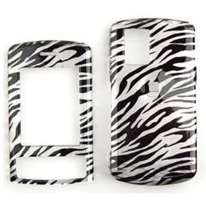 LG SHINE cu720   Transparent Zebra Print   Hard Case/Cover/Faceplate 
