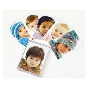  Lion Brand Yarn Babies 12 blank greeting cards with 6 knit 