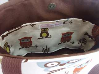 Owl ~ Owls ~ Decorator Fabric ~ Boutique Quality Handmade Purse Tote 