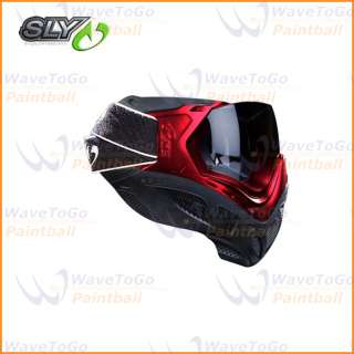 SLY Paintball Profit Series Goggles Mask   Metallic Red / Black  
