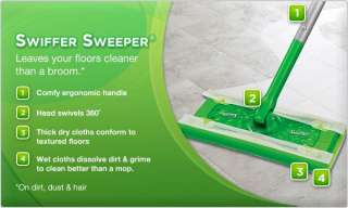  Swiffer Sweeper Wet Mopping, Cloths Mop and Broom Floor 