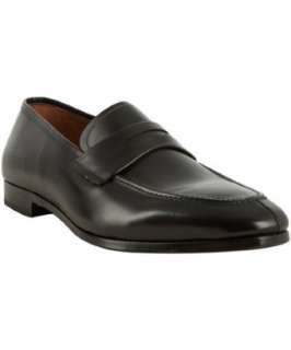 Mezlan black leather Bradley II penny loafers   