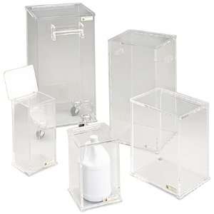 Alkali Scientific WH 280 M Acrylic Large/Mobile Waste Container with 