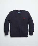POLO Ralph Lauren TODDLER navy merino wool sweater style# 319131301