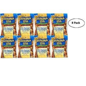 Mauna Loa Dry Roasted Macadamia Nuts   8   1.15 oz Snack Packs  