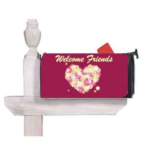 Welcome Friends Spring Mailbox Cover 