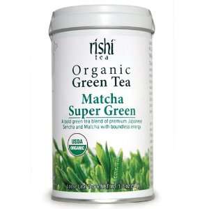Rishi Tea Organic Green Tea Matcha Super Green, 1.76 Ounce