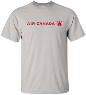 Air Canada Canadian Airlines Vintage Logo T Shirt  