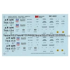  Microscale N Scale 57 Mechanical Reefer Decal Set   Union 
