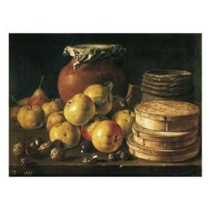  Still Life with Apples, Walnuts, Pot and Boxes of 