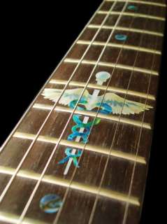 Caduceus/Snakes on a Sword Fret Markers Inlay Sticker  