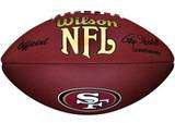 SAN FRANCISCO 49ERS LEATHER NFL GAME FOOTBALL COLOR  