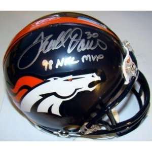  Davis Mini Helmet   with 98 MVP Inscription   Autographed NFL Mini 