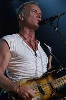 Sting at Madison Square Garden in New York on 1 August 2007 (photo 