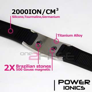 Titanium Magnetic Power Ionics Bracelet Band Balance  