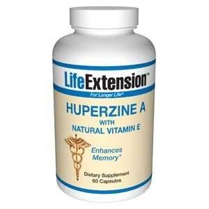   Huperzine A with Natural Vitamin E 60 Caps