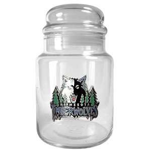   Timberwolves 31oz. NBA Team Logo Glass Candy Jar