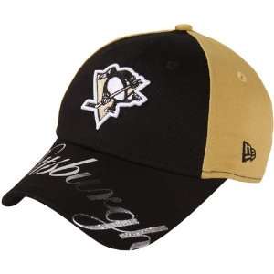 NHL New Era Pittsburgh Penguins Ladies Metallic Script Adjustable Hat 