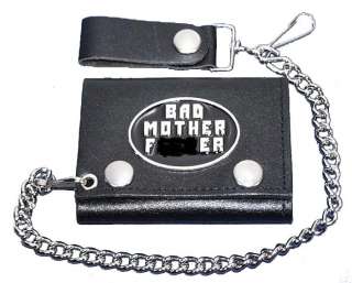 BAD MOTHER F***ER WALLET WITH CHAIN PUNK ROCK  