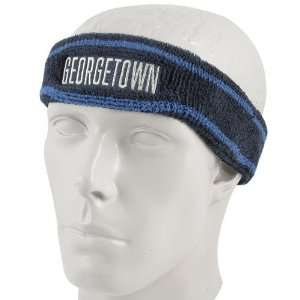  Nike Georgetown Hoyas Navy Blue Elite Headband Sports 
