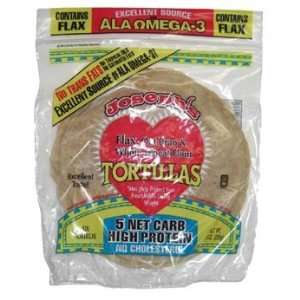 Reduced Carb/Flax, Oat Bran & Whole Wheat Tortillas, 6 tortillas