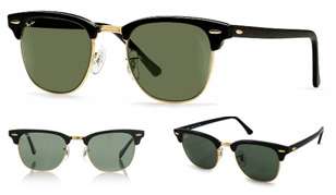 Ray Ban Clubmaster Black RB 3016 W0365 49mm 805289653653  