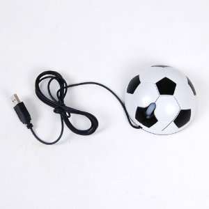    Football Shaped 3D USB Cable Optical Mouse Mice Electronics