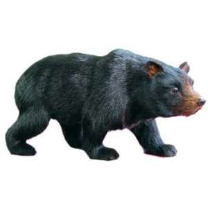  Real Fur Black Bear Figurines 10 3 pc Set