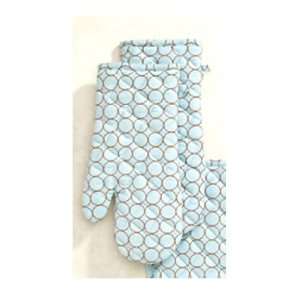  Rings Blue Pair Of Oven Mitts By AdV