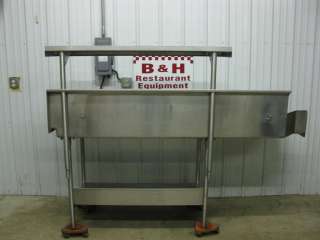 84 Stainless Right Side Clean Dish Table for Hobart Dish Washer 7 w 