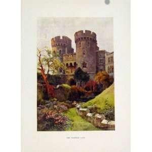  Windsor Norman Gate Painting By Haslehust C1920 Old Art 