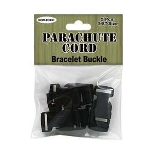  Pepperell Macrame Parachute Cord Bracelet Buckles 5/Pkg 