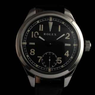 Mens 1940s ROLEX Vintage MASCULINE Watch STRICT MILITARY STYLE WW2 