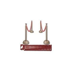  Red Rope Stanchion Set