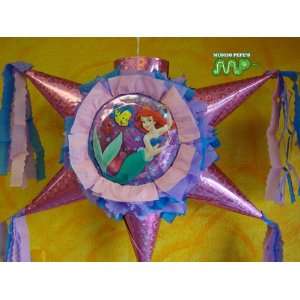  PINATA The Little Mermaid Piñata Hand Crafted 26x26x12 