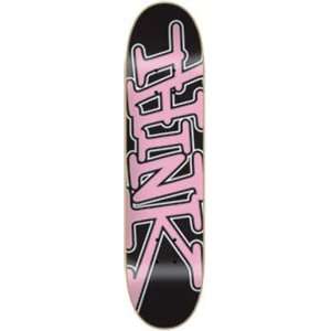    Think Basic Skateboard Deck (8, Black/Pink)