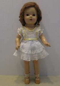 Vintage Unmarked Composition doll   all original  