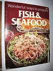 Wonderful FISH & SEAFOOD Cookbook 1978 1st Edition