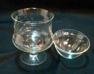 Wheat Etched Seafood Shrimp Icers Set/8  