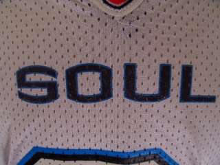   Jovi Philadelphia Soul Football Jersey #3 MEDIUM M White RARE  