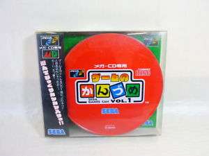 Mega CD SEGA GAMES CAN VOL 1 SEGA Genesis JAPAN mc  