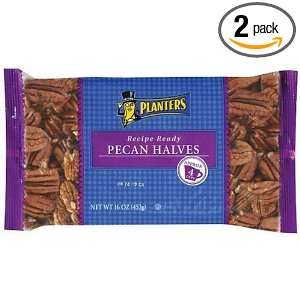 Planters Pecan Halves, 16 Ounce Packages (Pack of 2)  