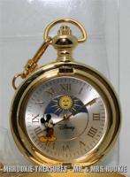 Disney Mickey Mouse Revolving Moon Dial Pocket Watch Brand New INV.#2 