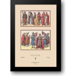  Variety of Polish Costumes, 1200 1399 24x33 Framed Art 