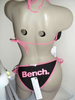 Womens Bench Newgale String Black & Pink bikini XS S M L XL BNWT 