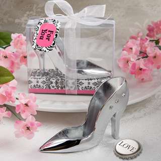   forward with these high heel shoe design bottle openers as your favors