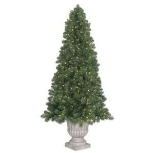  GKI Bethlehem Lighting Pre Lit 7 1/2 Foot PVC Christmas Tree in Pot 